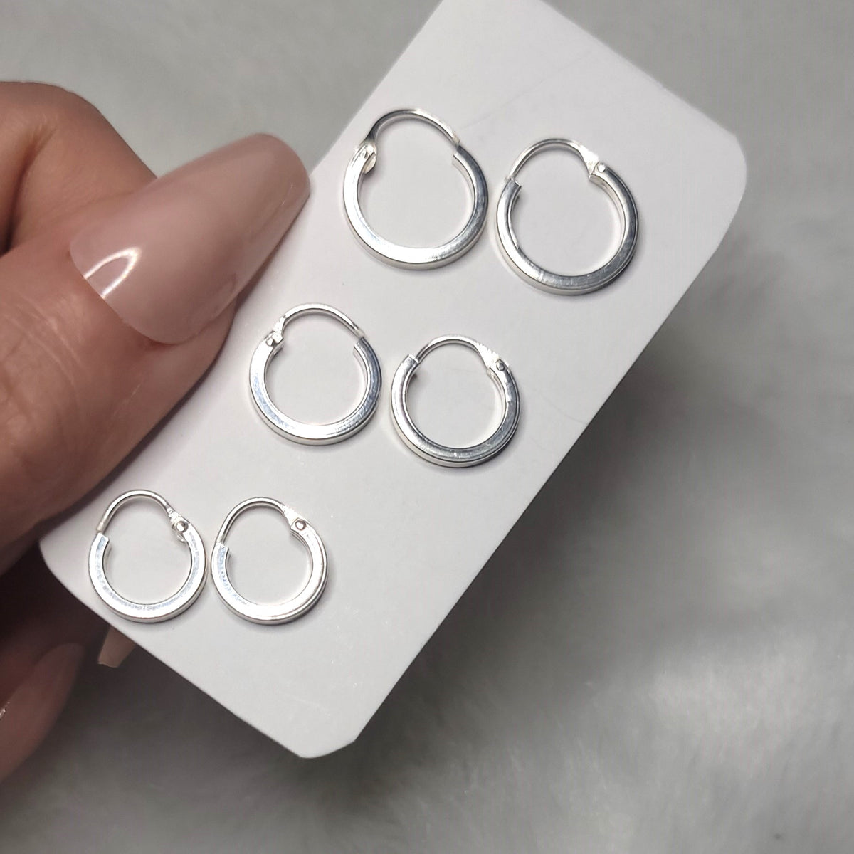 Trio argola click redonda P/M/G