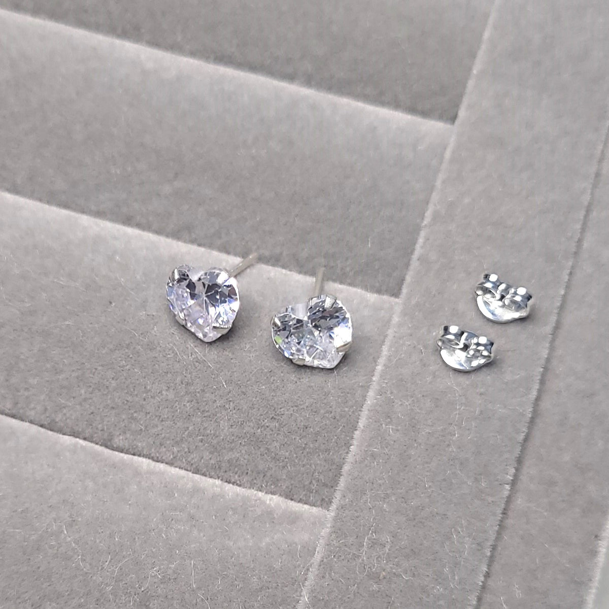 Coração zircônia cristal 10mm