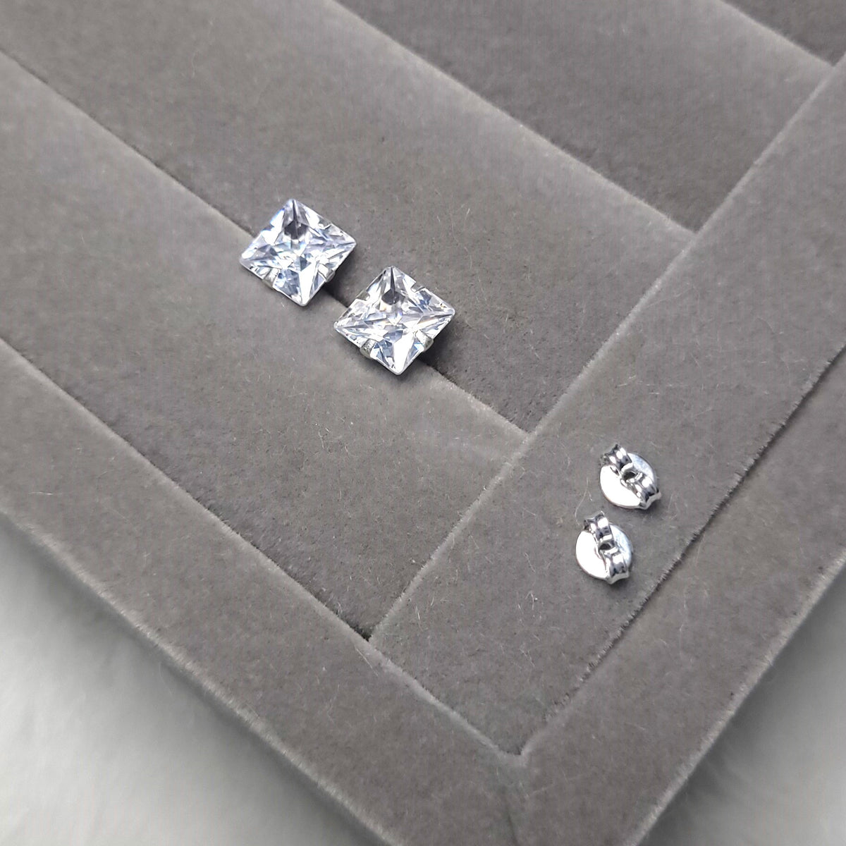 Zircônia quadrada cristal 8mm