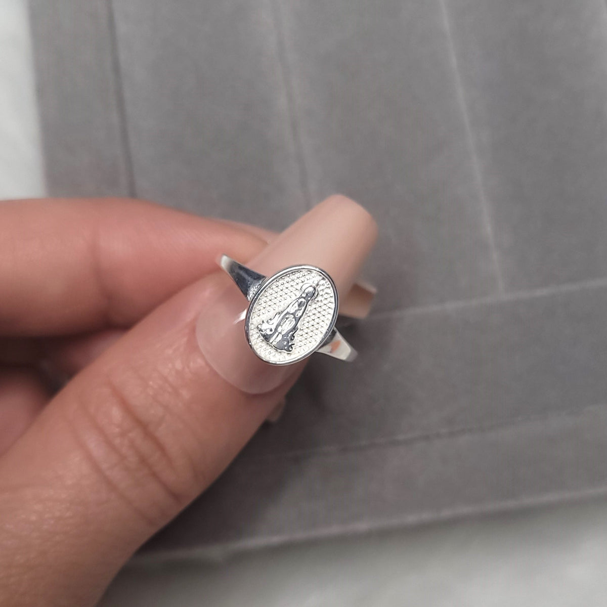 Anel Nossa Senhora Aparecida Oval