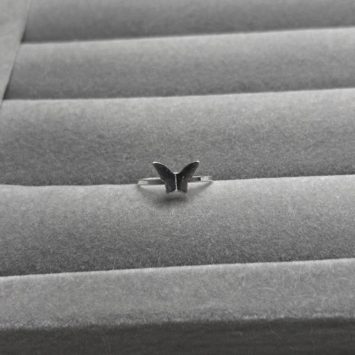 Anel Falange Borboleta de Prata