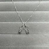 Colar 2 meninos laço inseparável