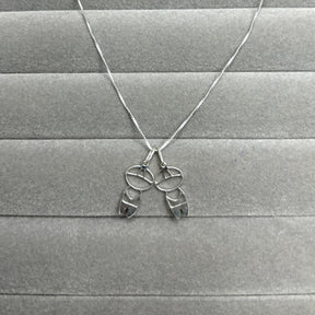 Colar 2 meninos laço inseparável