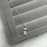 Colar veneziano menino cravejado de zircônia 40cm