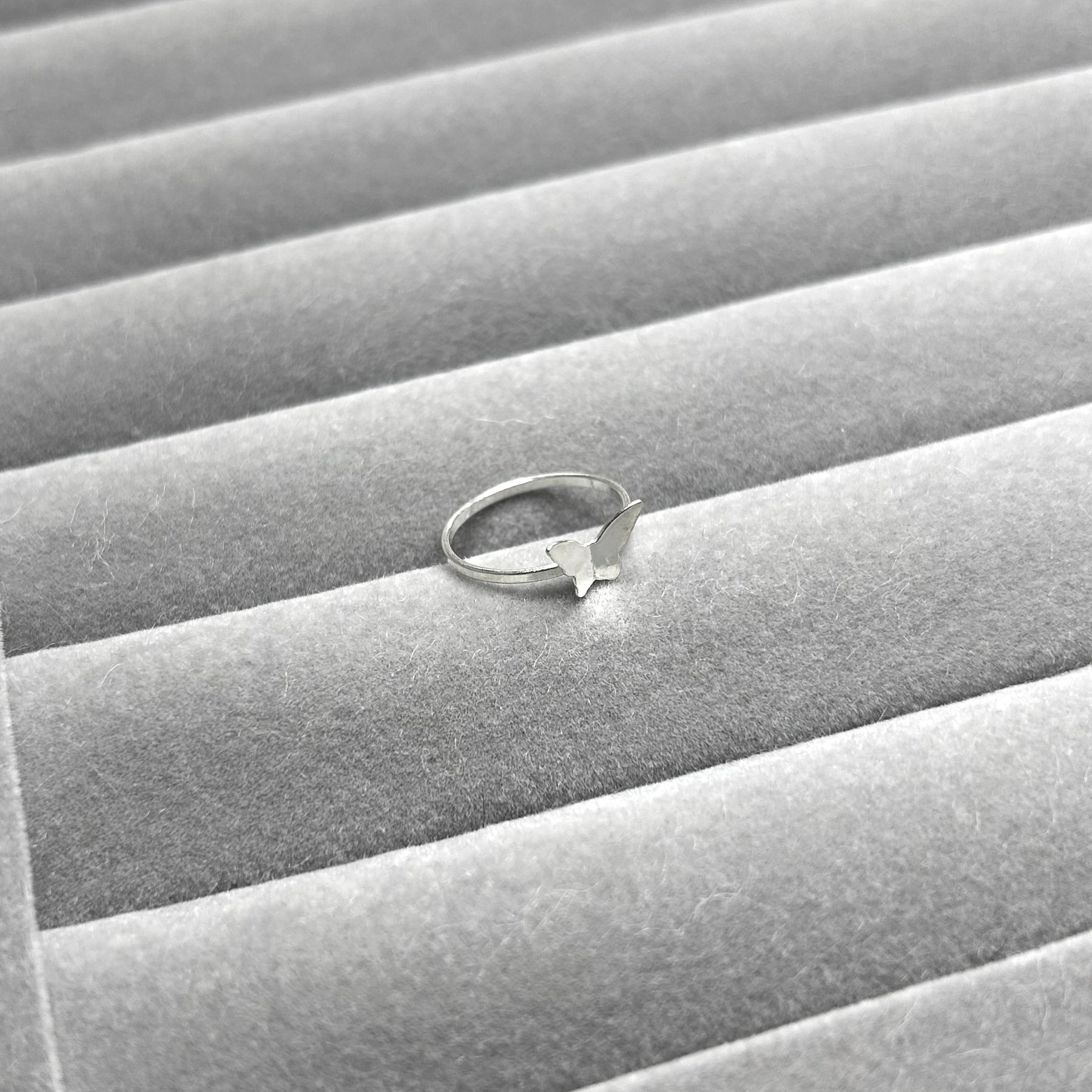 Anel Falange Borboleta de Prata