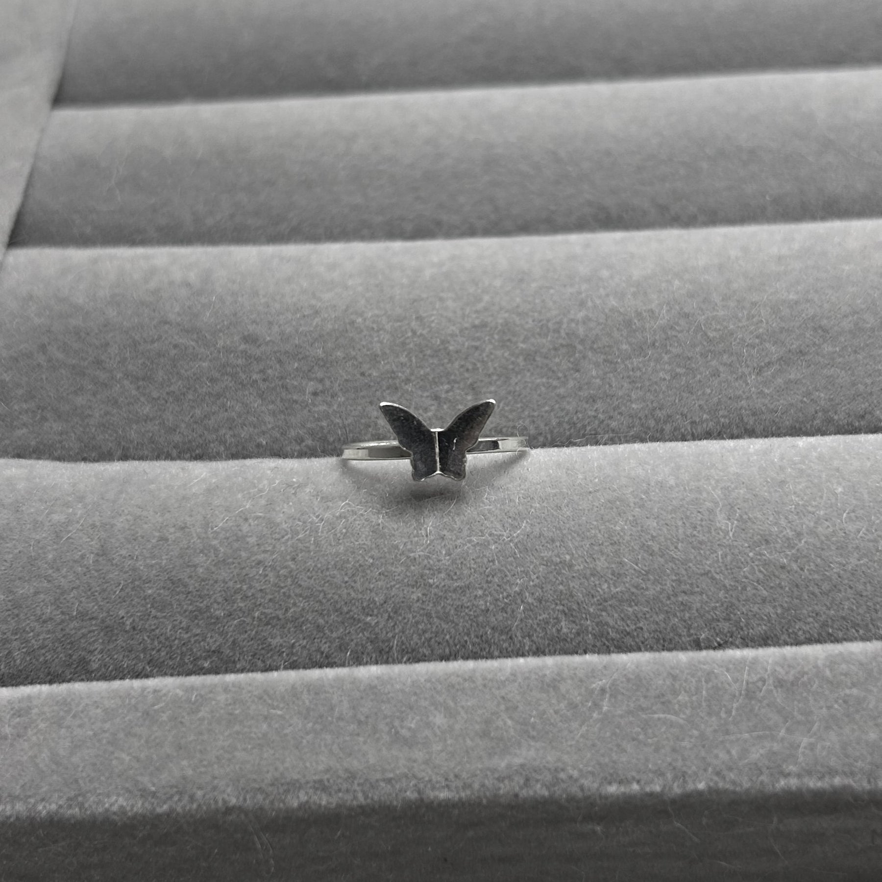 Anel Falange Borboleta de Prata