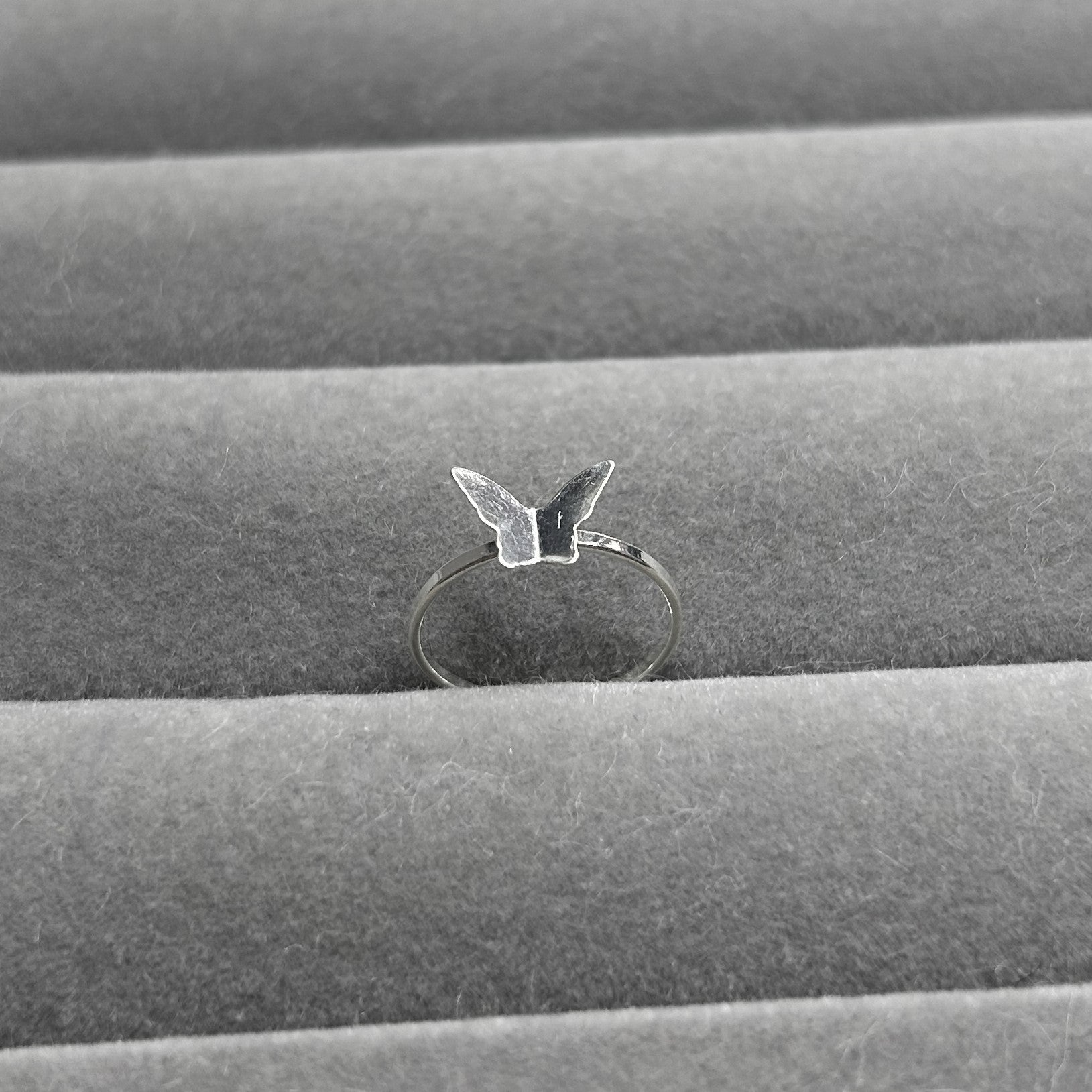 Anel Falange Borboleta de Prata