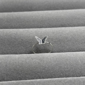 Anel Falange Borboleta de Prata