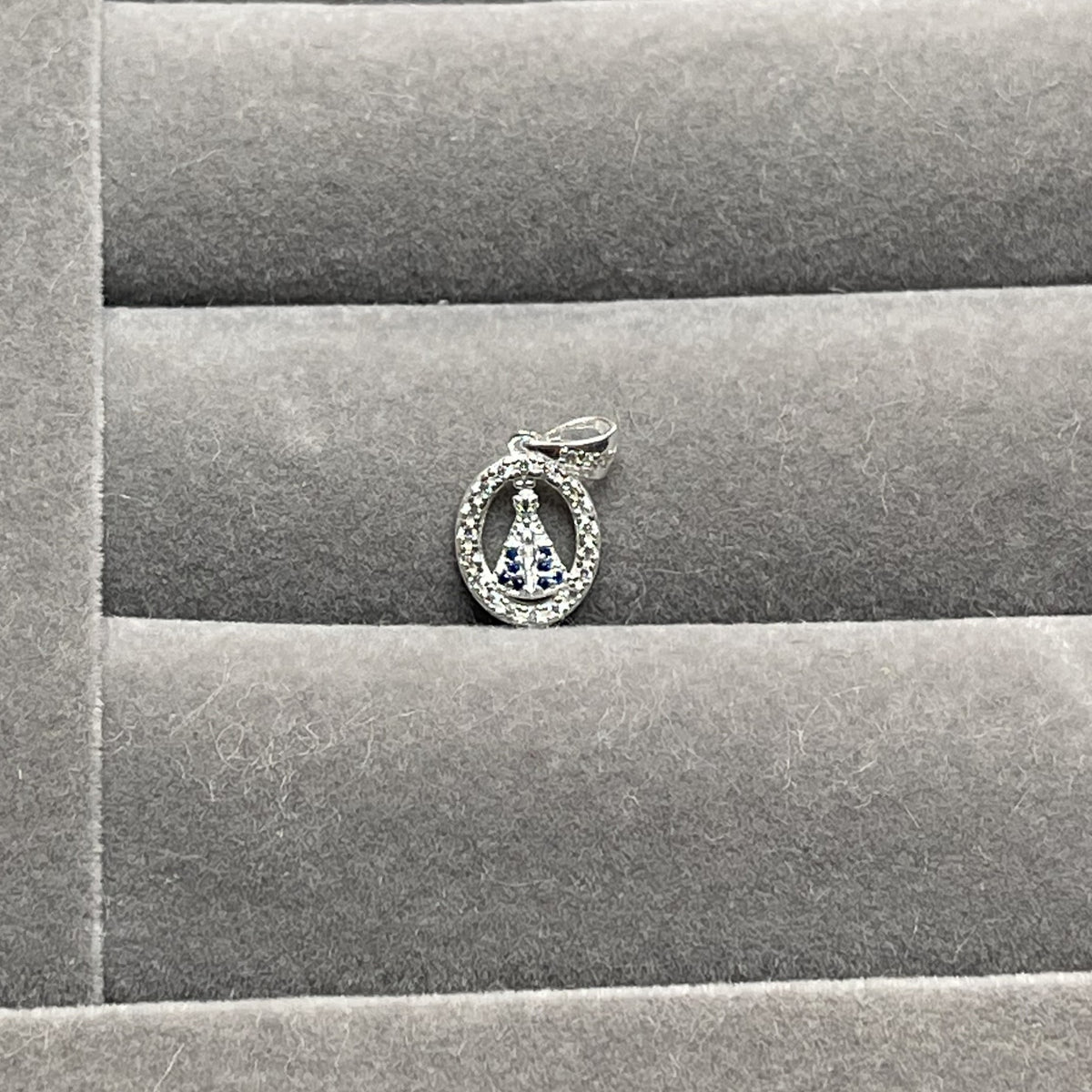 Pingente  Nossa Senhora Aparecida Cravejada