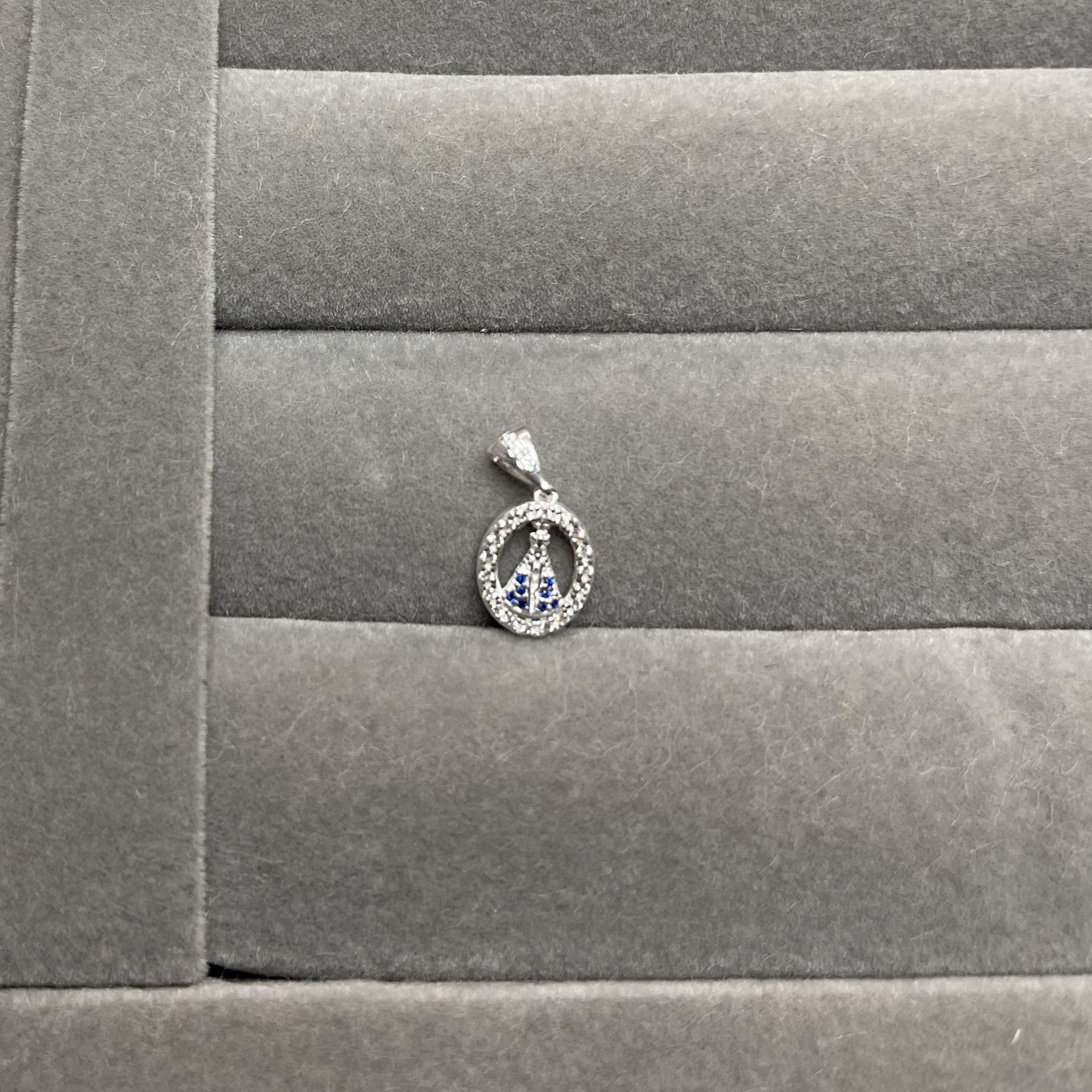 Pingente  Nossa Senhora Aparecida Cravejada