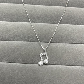 Colar choker 40cm Melodia em Prata