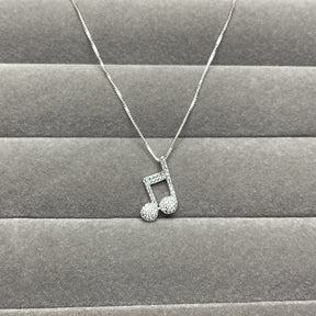 Colar choker 40cm Melodia em Prata