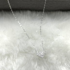 Colar choker 40cm Coração Cristal Cravejado