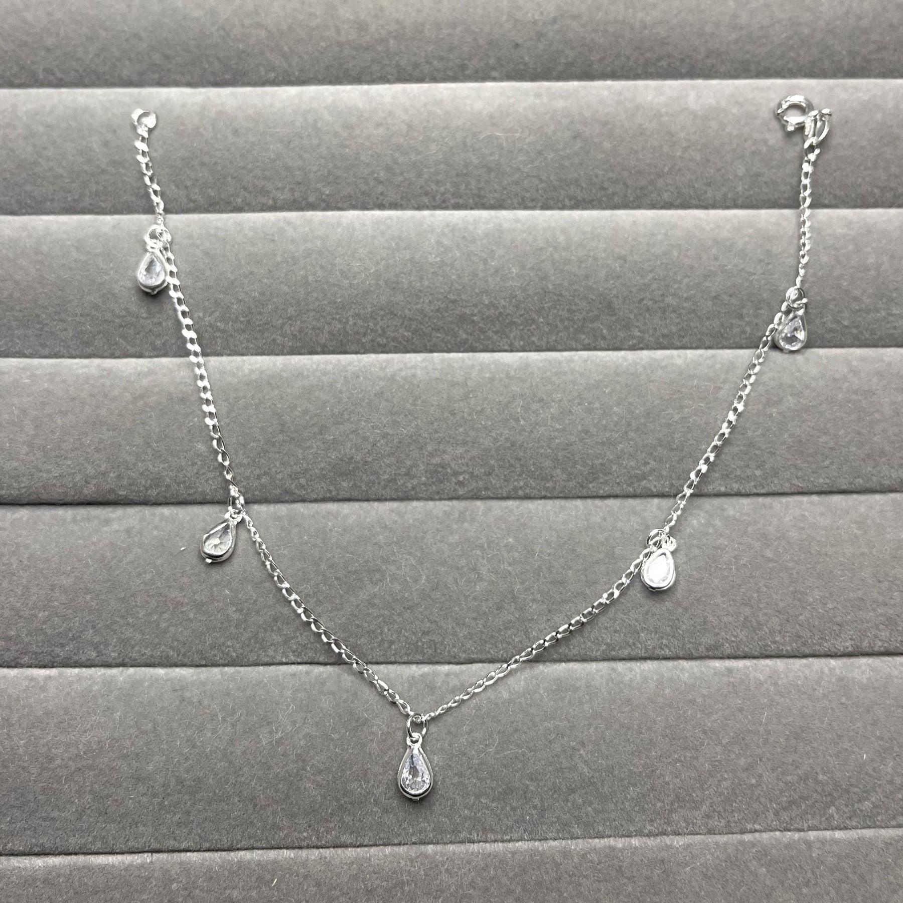 Tornozeleira pingente gotas